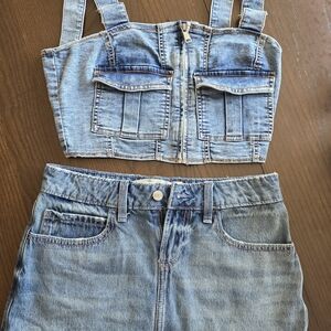 Hollister Blue Denim Apparel